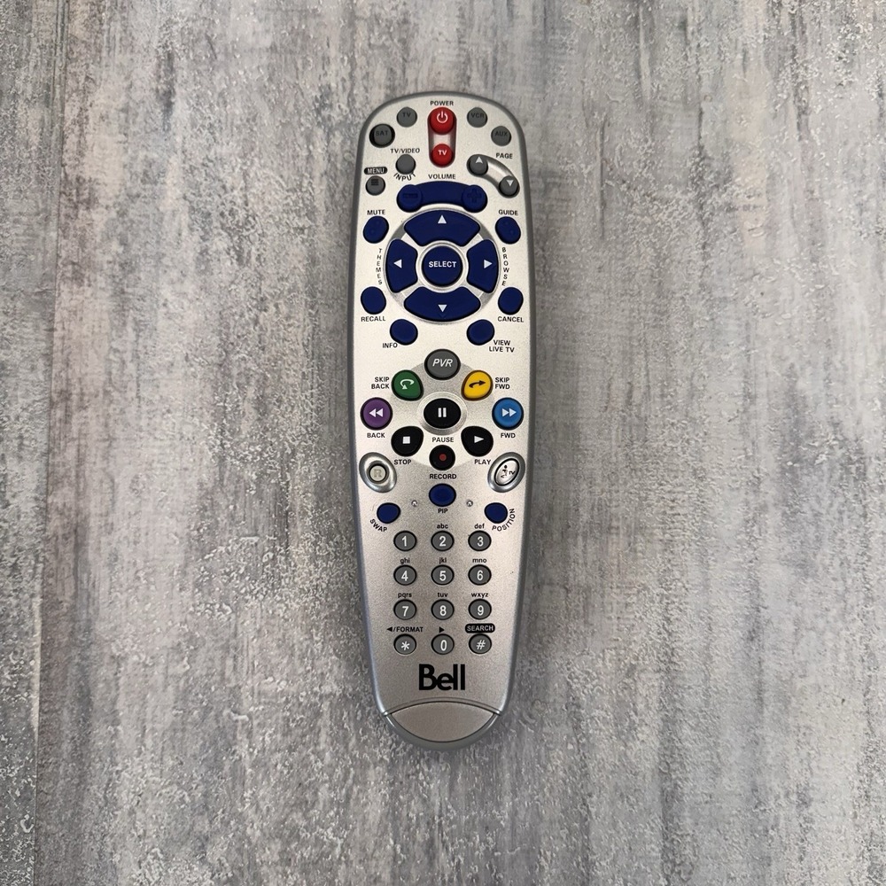 Telus BELL DISH Remote Control 5.4- IR 167849 CLEANED TESTED SANITIZED WORKS